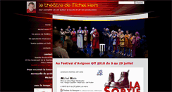 Desktop Screenshot of le-theatre-de-michel-heim.fr